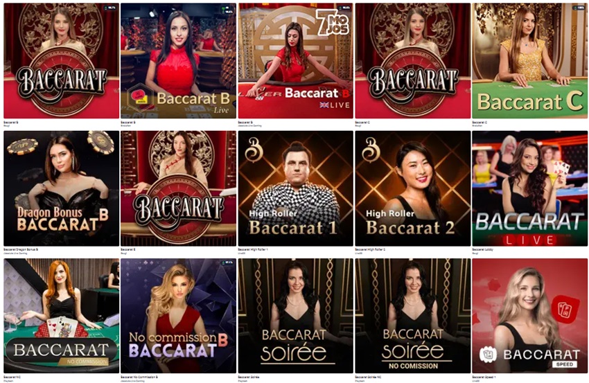 baccarat game types